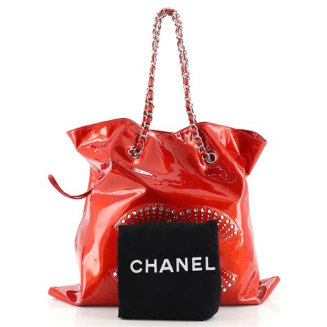 Chanel Bon Bon Tote Patent Large 